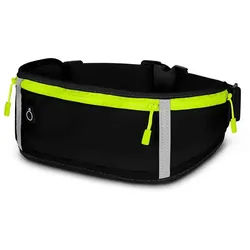 ONEFLOW Laufgürtel für iPhone 15 Plus Lauftasche ActivePro Belt Schwarz Sport Handytasche zum Joggen Damen Herren Bauchtasche Handy Running schwarz Für Apple iPhone 15 Plus