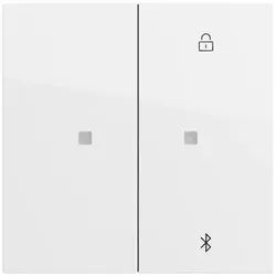 Gira Bedienelement 2-fach reinweiß f.Jalousieeins 538170 glänzend