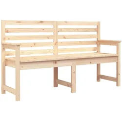 vidaXL Gartenbank 159,5x48x91,5 cm Massivholz Kiefer
