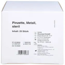 Pinzette Einmal Metall steril
