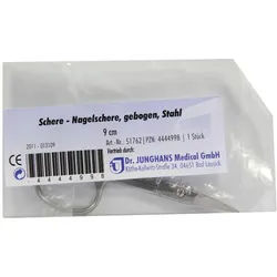 Nagelschere 9 cm gebogen 1 St