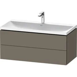 Duravit L-Cube c-shaped Set wandhängend Flanell Grau Seidenmatt 1000x480x480 mm - LC6952O90900000 LC6952O90900000