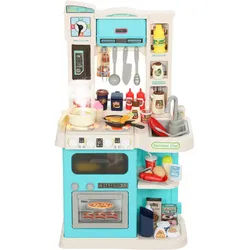 Aiyaplay Kinderküche Spielküche mit Ofen Spüle Licht-und Soundfunktion und Zubehör , Grün , Kunststoff , 24x44.5 cm , unisex , Freizeit & Co, Gartenspielzeug