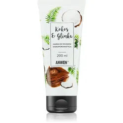 Anwen Coconut & Clay Maske für die Haare Low Porosity 200 ml
