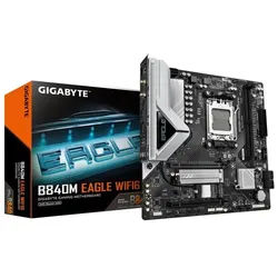 B840M EAGLE WIFI6 Mainboard - AMD B840 - AMD AM5 socket - DDR5 RAM - Micro-ATX