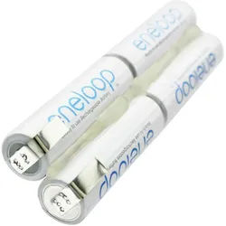 Akkupack Panasonic eneloop Standard (ehem. Sanyo eneloop Standard) AA Stange L2x2 4,8/2000 mit LF-U
