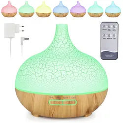 AKKEE Diffuser Multifunktions-Luftbefeuchter Aromatherapie-Diffusor 500ml, 0,5 l Wassertank, mit 3 Timer-Einstellungen
