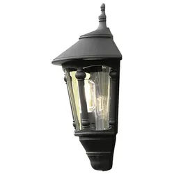 Konstsmide Außenleuchte »Virgo«, 60 W, BxHxT 24 x 44 x 15 cm, ohne Leuchtmittel - schwarz