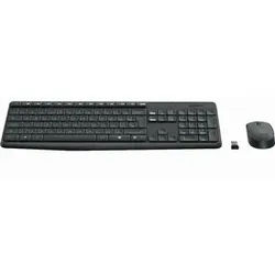 LOGITECH Tastatur + Maus kabellos anthrazit 920-007905 / MK235