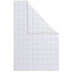 Frau Holle Gänsedaunenbettdecke Dana, Bettdecken für Sommer oder Winter, hergestellt in Deutschland, Füllung: 100% Gänsedaunen, Bezug: 100% Baumwolle, Bettdecke in 135x200 cm, 155x220 cm und weiteren Größen weiß 135 cm x 200 cm