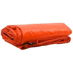 vidaXL Plane 650g / m2 Orange 5 x 5 m Canvas mit PVC-Beschichtung