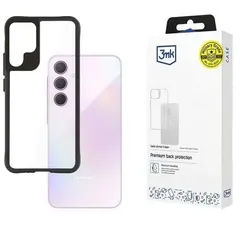 Satin Armor Case+ for Samsung Galaxy A35 5G - transparent with black frame