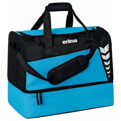 erima Sporttasche mit Bodenfach Six Wings 7232316 L - Curacao/Schwarz - L