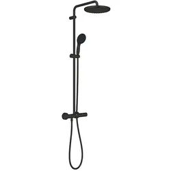Grohe Vitalio Start System 250 Duschsystem 266772431 mit Thermostatbatterie für die Wandmontage mattschwarz