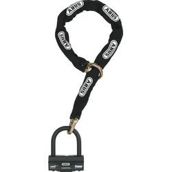 ABUS Granit 58 12KS Black Loop Kettenschloss, schwarz, Größe 120 cm für Männer