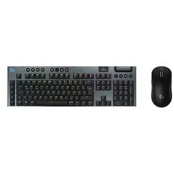 Logitech G915 X LIGHTSPEED Tactile-Switches, Schwarz + Pro X Superlight 2 Maus - Kabellose Gaming Combo