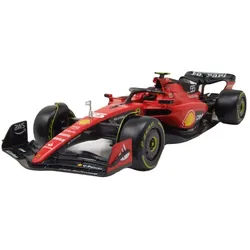 Bburago Modellauto Ferrari SF-23 55 Formel 1 2023 rot Sainz, Maßstab 1:18 rot