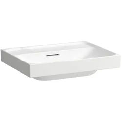 Laufen Meda Waschtisch H8101130001091 60x46cm, unterbaufähig, mit Überlauf, ohne Hahnloch, weiß