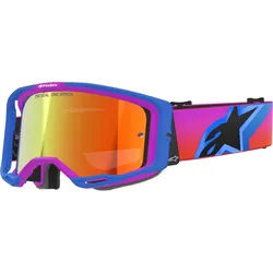 Alpinestars Vision 8 Corp Motocross Brillen, blau-lila für Männer