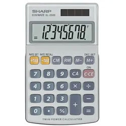 Sharp Taschenrechner »EL-250S« grau, 7.1x1.7x11.6 cm