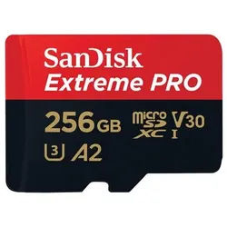 SanDisk Extreme Pro micro SDXC UHS-I, U3, V30, A2, C10+ SD Adapter 256 GB 200 MB/s
