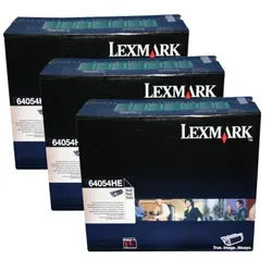 Lexmark T644 Corp Toner Black 21K 3 Pack