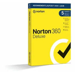 NORTON 360 Deluxe, 5 User, 1 Jahr (deutsch) (Multi-Device)