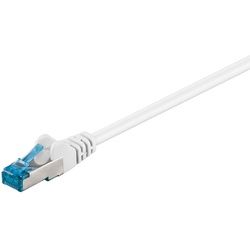 Goobay CAT 6A Patchkabel, S/FTP (PiMF), weiß