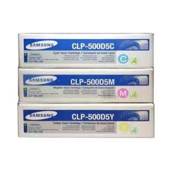 Samsung CLP-500 Toner CMY Pack of 3