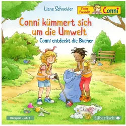 Silberfisch Verlag Hörspiel-CD Conni kümmert sich um die Umwelt / Conni entdeckt die Bücher (Meine...