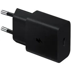 Samsung Schnelladeadapter EP-T1510 USB Type-C USB C schwarz, 3.7x2.25x7.41 cm