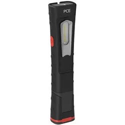 PCE LED-Handleuchte H1000, 5.000mAh, LS+USB-C, IP54, schwarz