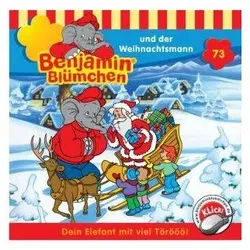 Kiddinx Hörspiel-CD Benjamin Blümchen 073 - und der Weihnachtsmann