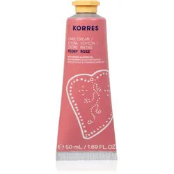 Korres Peony Rose feuchtigkeitsspendende Creme für die Hände mit Mandelöl 50 ml