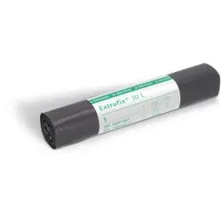 B.Braun Extrufix® Abfallbeutel zur medizinischen Abfallentsorgung, Müllbeutel aus Polyethylen, grau in verschiedenen Größen, 1 Rolle = 24 Stück - 30 Liter, 17 μm