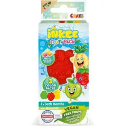 Craze INKEE Fruity Pack Badebombe für Kinder 3x15 g