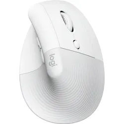 LOGITECH LIFTWS - Maus (Mouse), Logi Bolt/Bluetooth, Lift, grau-weiß