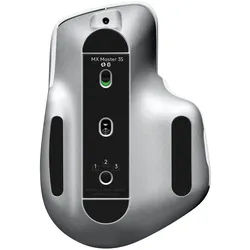Logitech MX Master 3S, rechts, Laser, RF Wireless + Bluetooth, 8000 DPI, Silber,