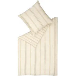 Musterring Wendebettwäsche , Creme, Beige , Textil , Karo , 135x200 cm , Oeko-Tex® Standard 100, BCI (Better Cotton Initiative) , hautfreundlich, angenehm wärmend, bügelleicht, schadstoffgeprüft, weiche und anschmiegsame Oberfläche , Heimtextilien, Bettwäsche & Leintücher, Bettwäsche, Wendebettwäsche