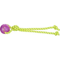 TRIXIE Aqua Toy Spieltau mit Ball, Polyester / TPR, Ø 6 x 40 cm