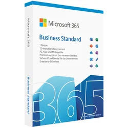 Microsoft Office 365 Business Standard | PC/MAC/Mobilgeräte | DE/EN
