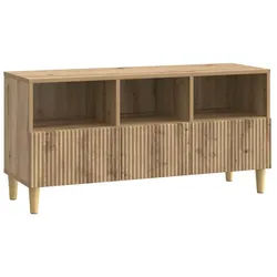 vidaXL TV-Schrank 102 x 34,5 x 50 cm TV-Schränk Artisan-Eiche 102x34,5x50 cm Holzwerksto braun