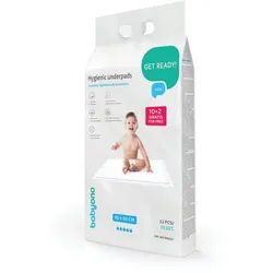 BabyOno Get Ready Hygienic Underpads Einweg-Wickelunterlagen 60x90 cm 12 St.