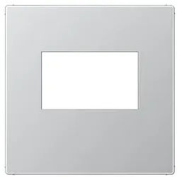 Jung Abdeckung, gerastet, für USB-Ladegerät (aluminium)