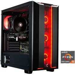 CAPTIVA Advanced Gaming R93-987 Gaming-PC (AMD Ryzen 5 5500, GeForce® RTXTM 5060, 16 GB RAM, 1000 GB SSD, Luftkühlung) schwarz