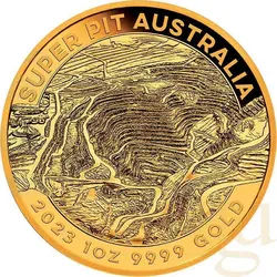 1 Unze Goldmünze Australien Super Pit 2023