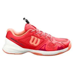 Tennisschuhe - Wilson - RUSH PRO QL - cayenne/white/papaya - Junior (2020) UK 3.5 / EU 36 1/3