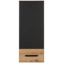Hängeschrank in Grau/Eichefarben