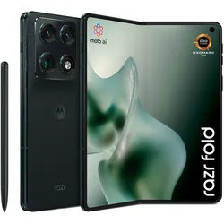 MOTOROLA Smartphone "razr fold", Energieeffizienz: A (A-G), pantone schwarzened blau, 512 GB, Mobiltelefone