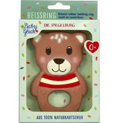 COPPENRATH DIE SPIEGELBURG Greifspielzeug Beißring aus Naturkautschuk - Teddy